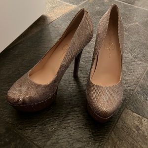 Jessica Simpson Waleo Glitter Heel